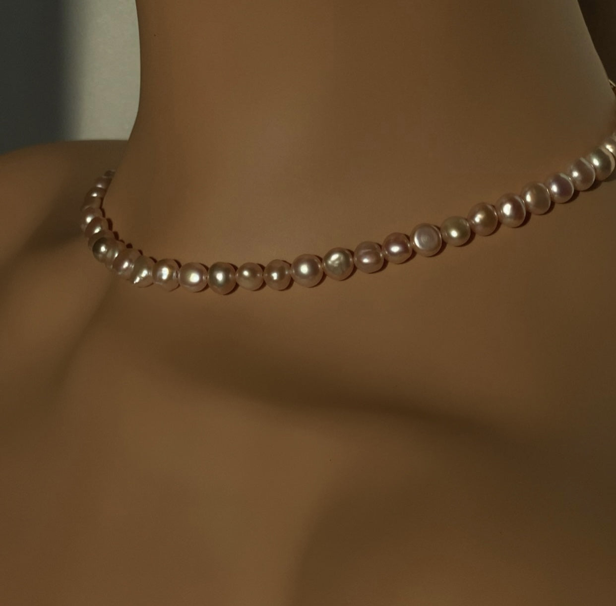 Classic Strand Of Pink Pearls