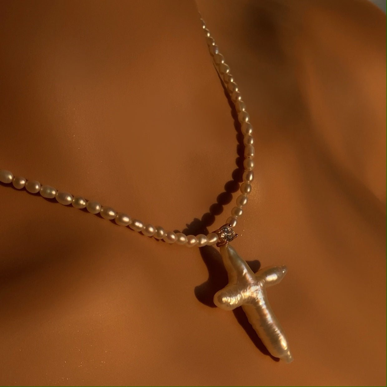 Swarovski Crystal Cross Necklace