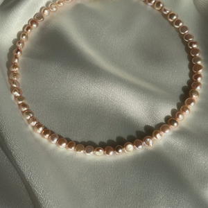 Classic Strand Of Pink Pearls